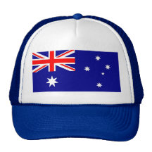 Gorra con la bandera de Australia