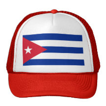 Gorra con la bandera de Cuba