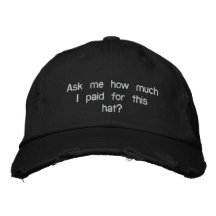 ¡Gorra costoso real! Gorras Bordadas