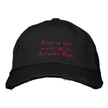 Gorra de béisbol apenada feminista