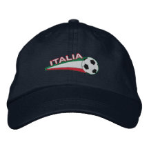 Gorra de béisbol bordada azzurri de Italia