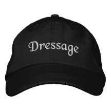 Gorra de béisbol bordada Dressage