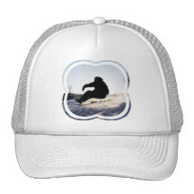 Gorra de béisbol de la imagen de la snowboard