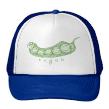 Gorra de béisbol de la vaina de guisante del vegan
