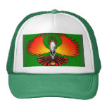 Gorra de béisbol del verde de la llama de Phoenix 