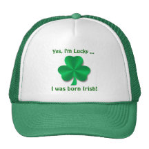 Gorra de béisbol irlandesa afortunada del trébol