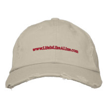 gorra de béisbol resistida www.LifeIsLikeALine