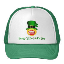 Gorra de consumición del equipo de la cara sonrien
