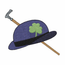 Gorra de Derby con el bastón