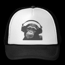 Gorra de DJ del mono gorras