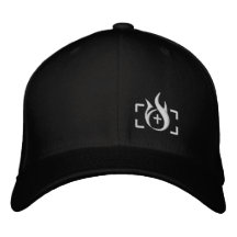 Gorra de Flexfit del logotipo de la tinta del ince Gorras Bordadas