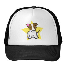 Gorra de Jack Russell Terrier de la estrella de Ka
