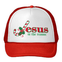 Gorra de Jesús del bastón de caramelo