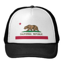 Gorra de la bandera de California