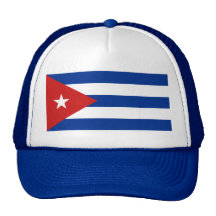 Gorra de la bandera de Cuba