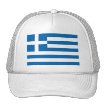 Gorra de la bandera de Grecia