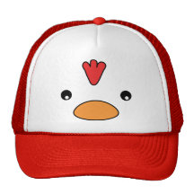 Gorra de la cara del pollo