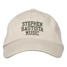 Gorra de la música de Stephen Bautista Gorras De Beisbol Bordadas