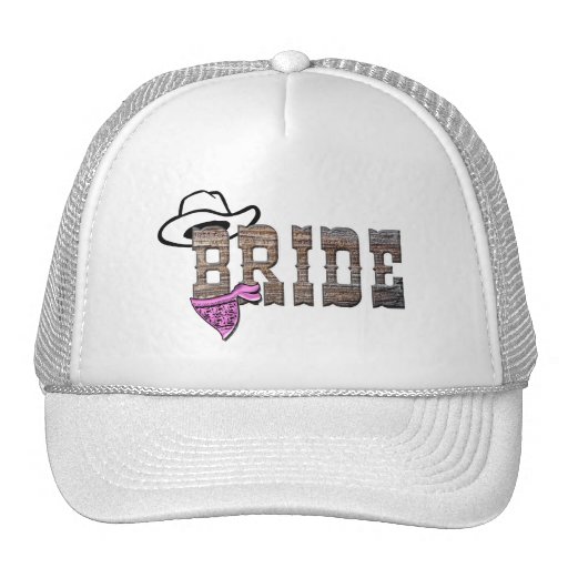 Gorra de la novia de la vaquera