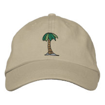Gorra de la palmera gorra bordada
