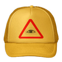 gorra de la señal de peligro del illuminati