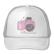 Gorra de la sonrisa de la cámara