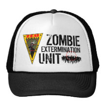 Gorra de la unidad de la exterminación del zombi