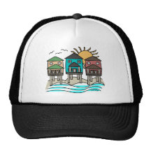 Gorra de las casas de playa