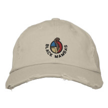 Gorra de las mambas negras gorra de béisbol bordada