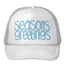 Gorra de los azules claros de los saludos de las e