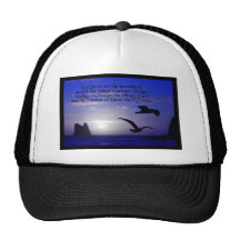 gorra de los azules del pájaro del doble del rezo 
