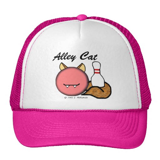 Gorra de los bolos del gato callejero