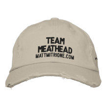 Gorra de MeatHead del equipo Gorra Bordada