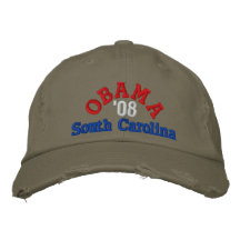 Gorra de Obama '08 Carolina del Sur Gorras Bordadas