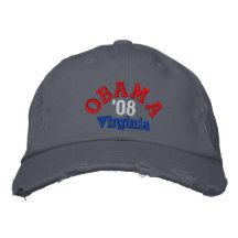 Gorra de Obama '08 Virginia Gorra De Béisbol