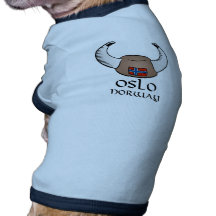 Gorra de Oslo Noruega Viking Camiseta De Perrito