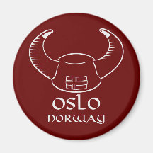 Gorra de Oslo Noruega Viking Iman Para Frigorífico