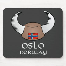 Gorra de Oslo Noruega Viking Tapetes De Ratones