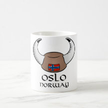 Gorra de Oslo Noruega Viking Taza De Café