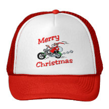 Gorra de Santa de la motocicleta
