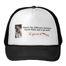 Gorra de Sarah Palin y del pitbull
