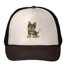 Gorra de Yorkie del dibujo animado