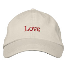 Gorra del amor gorras de béisbol bordadas