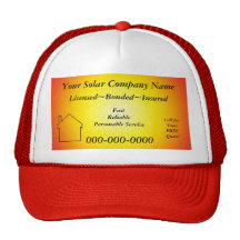Gorra del anuncio Solar Company