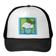 Gorra del azul de la magdalena del acebo del navid