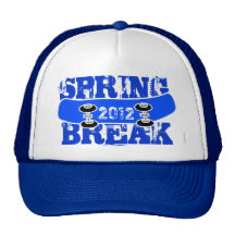 Gorra del azul del monopatín de las vacaciones de 