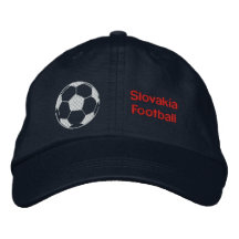 Gorra del balón de fútbol del fútbol de Eslovaquia Gorra De Béisbol Bordada