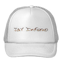 Gorra del blanco del infierno de Jay