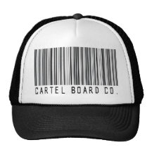 gorra del camionero de la clave de barras del cárt