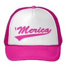 'Gorra del camionero de Merica Swoosh (rosa)